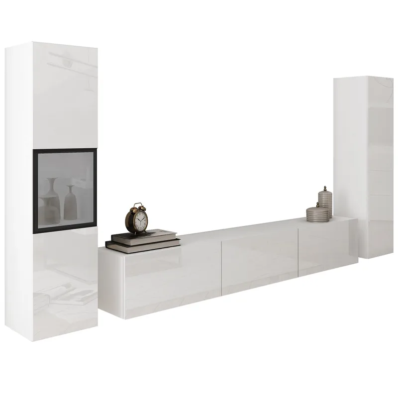 Bergfelde Tv-Enhet 3-delar - Möbler - Möbelset - Möbelset för vardagsrum