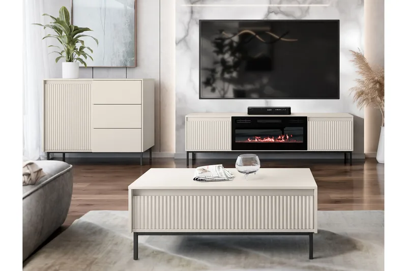 Bjurholm Möbelset För Vardagsrum - Beige - Möbler - Möbelset - Möbelset för vardagsrum