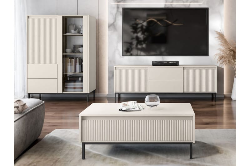 Bjurholm Möbelset För Vardagsrum - Beige - Möbler - Möbelset - Möbelset för vardagsrum