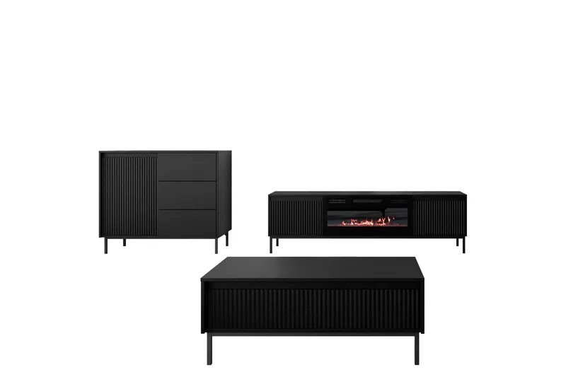 Bjurholm Möbelset För Vardagsrum - Beige - Möbler - Möbelset - Möbelset för vardagsrum