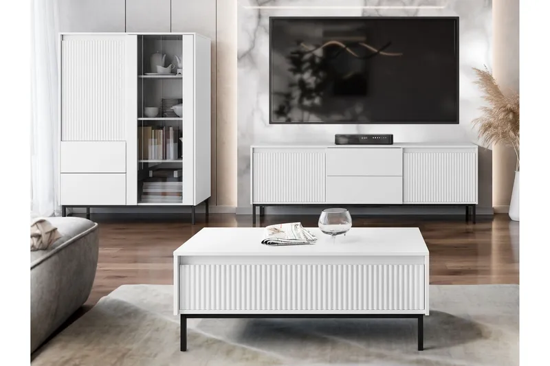 Bjurholm Möbelset För Vardagsrum - Vit - Möbler - Möbelset - Möbelset för vardagsrum