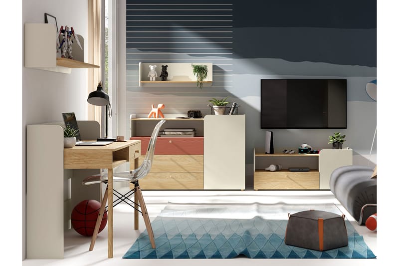 Buhan Möbelset För Sovrum - Beige/Brun - Möbler - Möbelset - Möbelset för sovrum