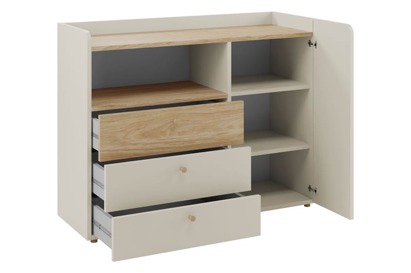 Buhan Möbelset För Sovrum - Beige/Brun - Möbler - Möbelset - Möbelset för sovrum