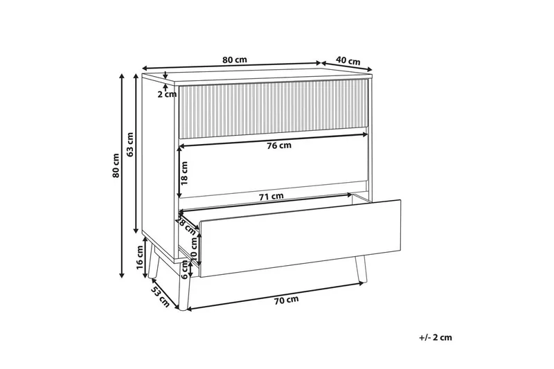 Byrå Wales - Förvaring - Förvaringsmöbler - Byrå - Hallbyrå