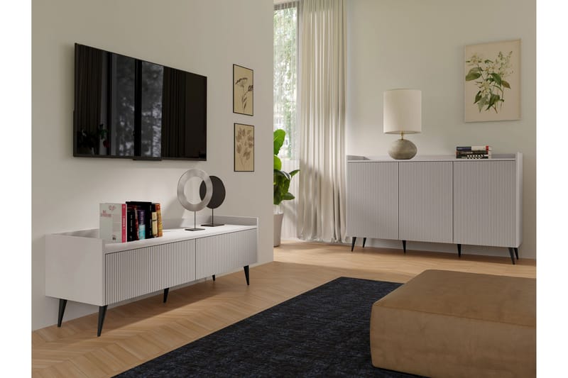 Chiku Möbelset För Vardagsrum - Beige - Möbler - Möbelset - Möbelset för vardagsrum