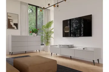 Chiku Möbelset För Vardagsrum - Beige - Möbler - Möbelset - Möbelset för vardagsrum