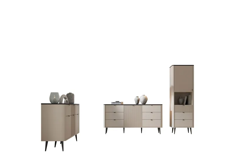 Cucina Möbelset För Vardagsrum, Grå