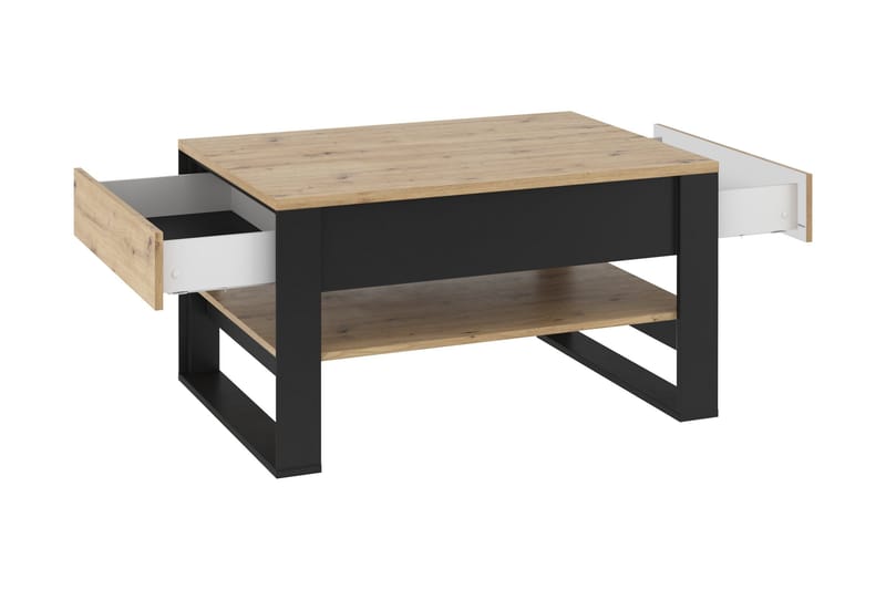 Dorana Möbelset För Vardagsrum - Brun/Svart - Möbler - Möbelset - Möbelset för vardagsrum