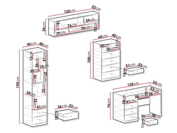 Elvaren Möbelset för Kontor - Möbler - Möbelset - Möbelset för kontor