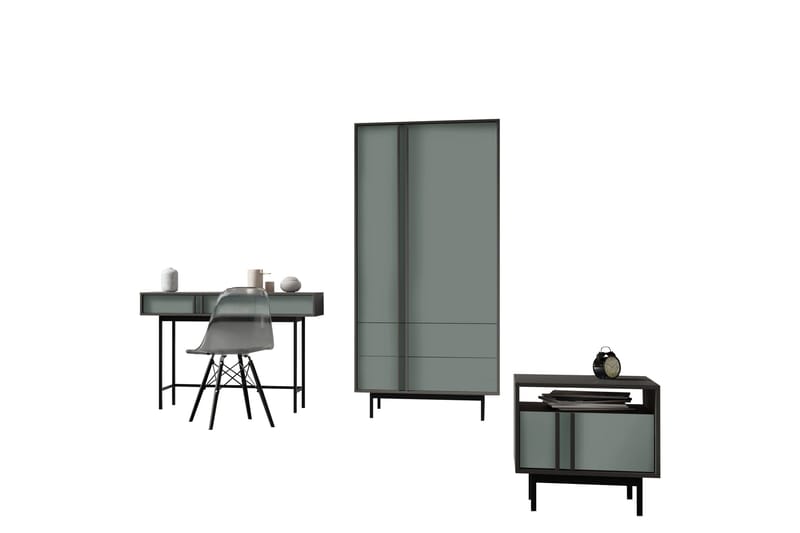 Farshian Möbelset För Vardagsrum - Grå/Grön - Möbler - Möbelset - Möbelset för vardagsrum