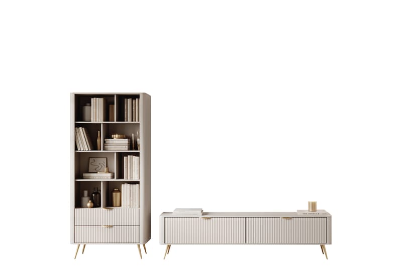 Forba Möbelset För Vardagsrum - Beige - Möbler - Möbelset - Möbelset för vardagsrum