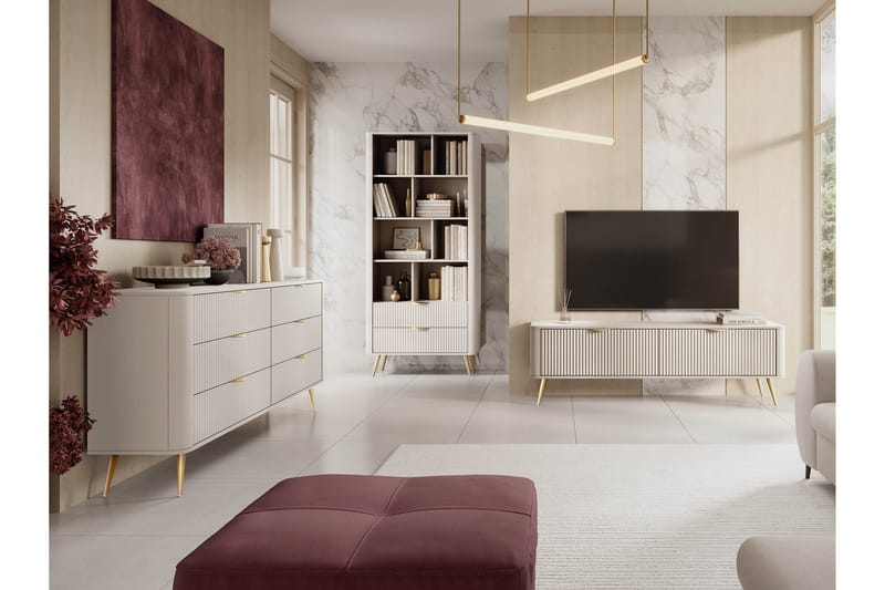 Forba Möbelset För Vardagsrum - Beige - Möbler - Möbelset - Möbelset för vardagsrum