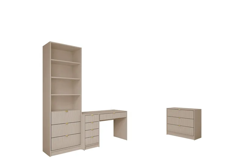 Gudelia Möbelset För Vardagsrum - Svart - Möbler - Möbelset - Möbelset för vardagsrum