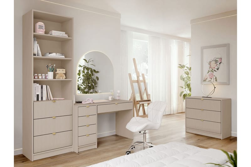 Gudelia Möbelset För Vardagsrum - Svart - Möbler - Möbelset - Möbelset för vardagsrum