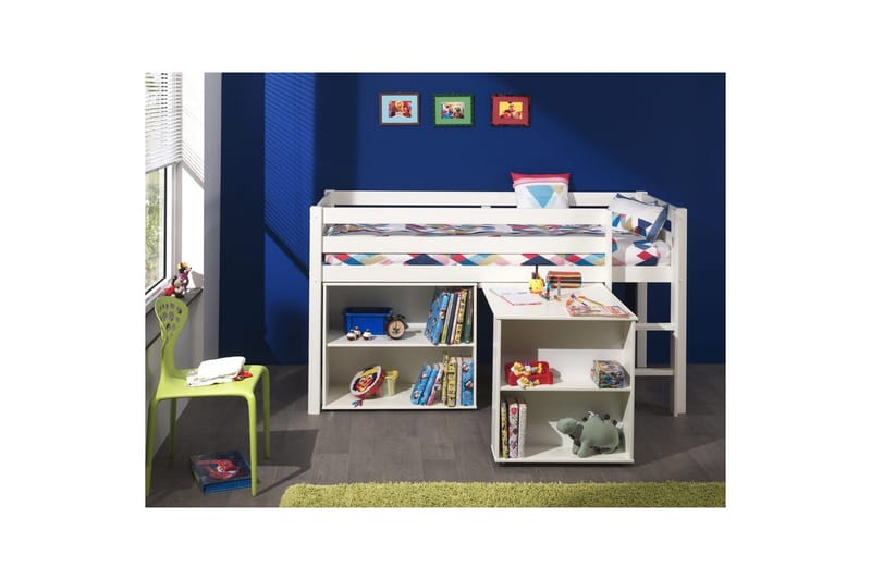 Halvhöjdssäng med Skrivbord & Byrå Pino - Möbler - Möbelset - Möbelset för sovrum