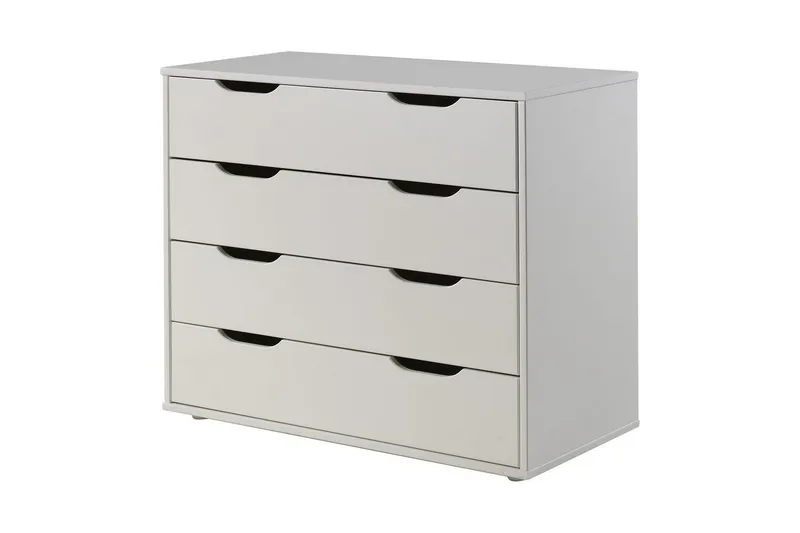 Halvhöjdssäng med skrivbord 4-dörrars skåp vägghylla och 2-dörrars skåp Pino - Möbler - Möbelset - Möbelset för sovrum