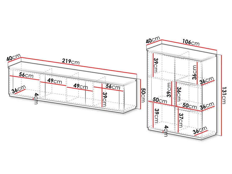 Hilafin Möbelset för Vardagsrum - Möbler - Möbelset - Möbelset för vardagsrum