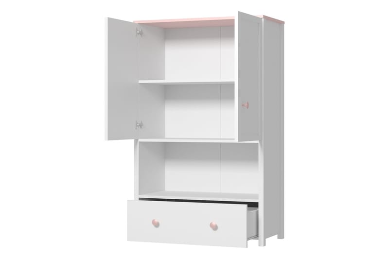 Hilts Möbelset För Sovrum - Vit/Rosa - Möbler - Möbelset - Möbelset för sovrum