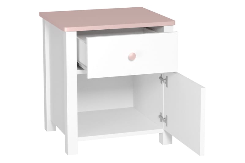 Hilts Möbelset För Sovrum - Vit/Rosa - Möbler - Möbelset - Möbelset för sovrum