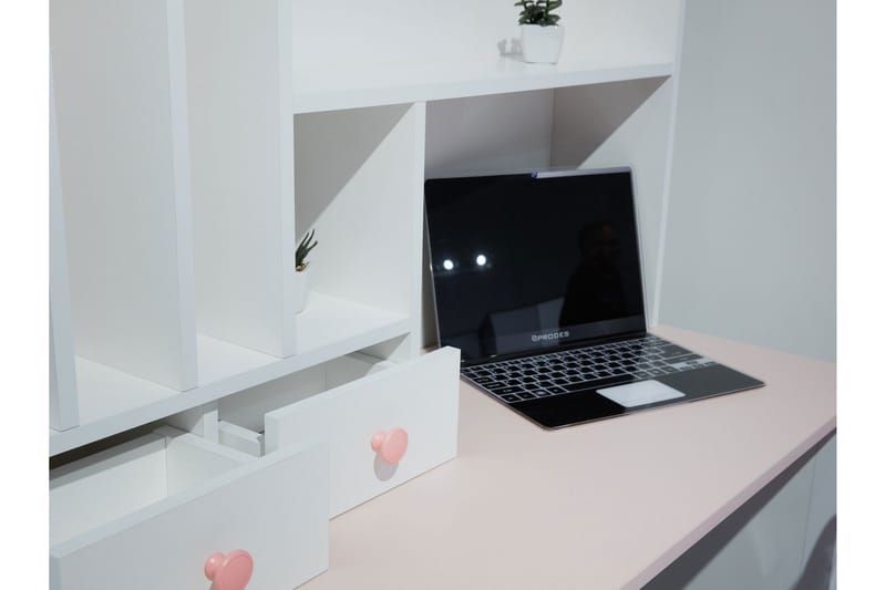 Hilts Möbelset För Sovrum - Vit/Rosa - Möbler - Möbelset - Möbelset för sovrum