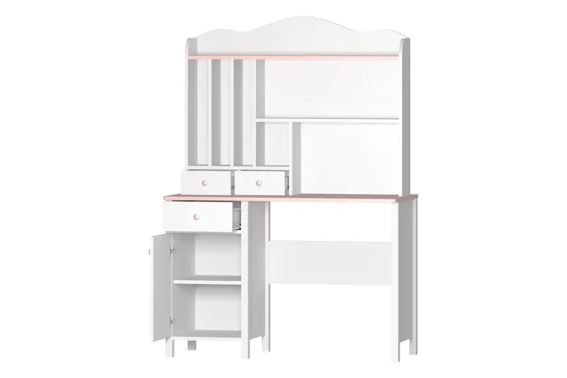 Hilts Möbelset För Sovrum - Vit/Rosa - Möbler - Möbelset - Möbelset för sovrum