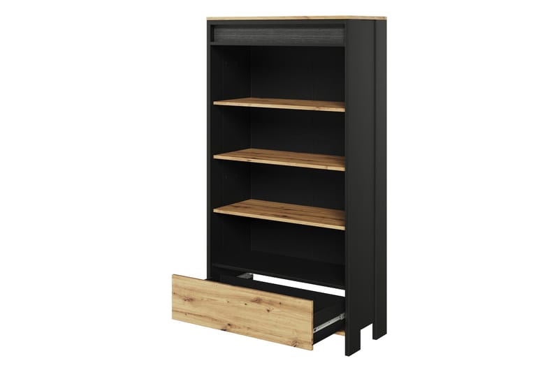 Huddinge Möbelset För Vardagsrum - Brun/Svart - Möbler - Möbelset - Möbelset för vardagsrum