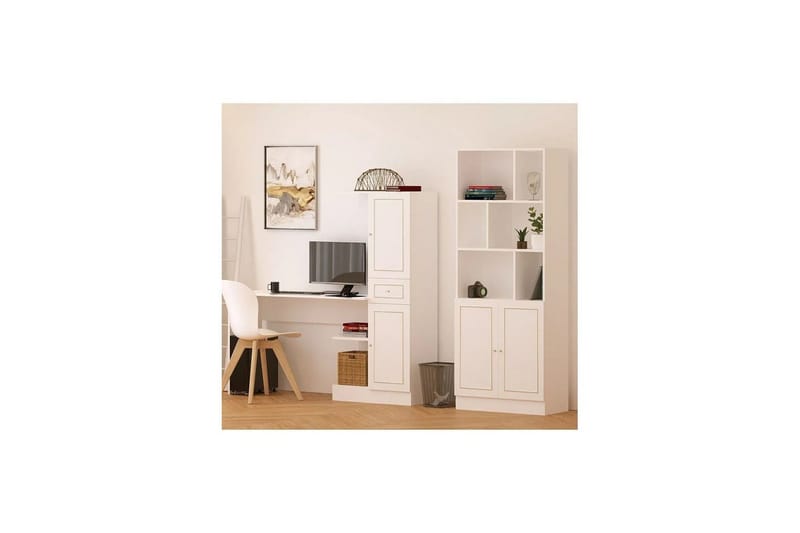 Isvorn Möbelset För Kontor - Matt Vit - Möbler - Möbelset - Möbelset för kontor
