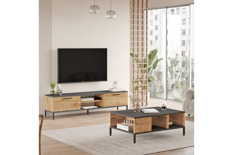 Jahida Möbelset För Vardagsrum - Hanah Home - Möbelset för vardagsrum