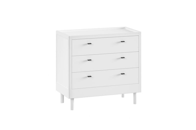 Juniorsäng med byrå garderob Forrest Vit bok - Vit bok - Möbler - Möbelset - Möbelset för sovrum