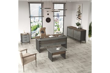 Kontorsmöbelset Enor 8 Argentu / Antracit - Silver/Antracit - Möbler - Möbelset - Möbelset för kontor