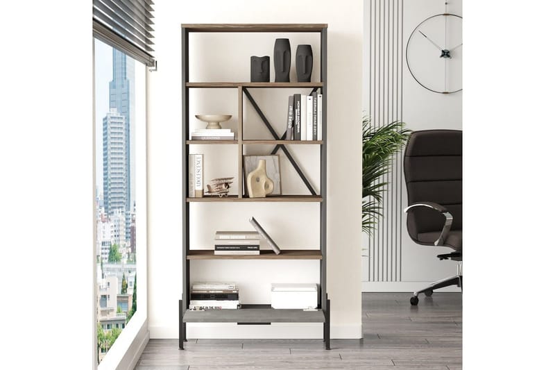 Kontorsmöbelset Enor 9 Argentu / Antracit - Silver/Antracit - Möbler - Möbelset - Möbelset för kontor