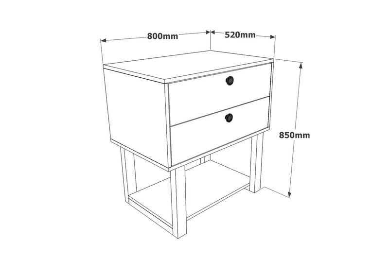 Kontorsmöbelset Mono 09 Barock / Antracit - Natur/Kolgrå - Möbler - Möbelset - Möbelset för kontor