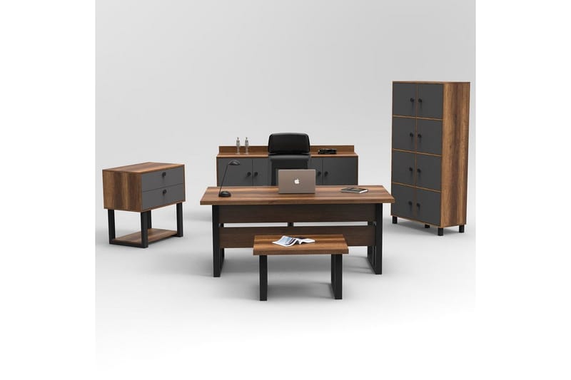 Kontorsmöbelset Mono 11 Barock / Antracit - Antracit - Möbler - Möbelset - Möbelset för kontor