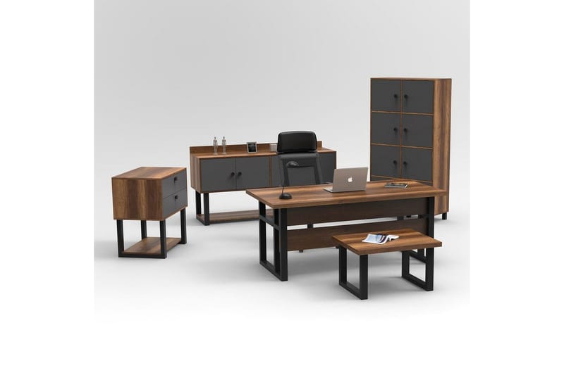 Kontorsmöbelset Mono 11 Barock / Antracit - Antracit - Möbler - Möbelset - Möbelset för kontor