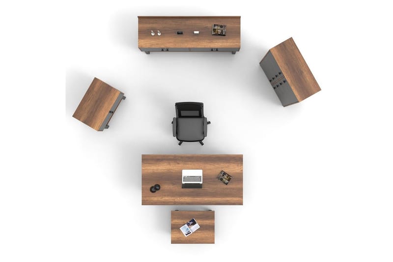 Kontorsmöbelset Mono 11 Barock / Antracit - Antracit - Möbler - Möbelset - Möbelset för kontor