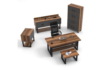 Kontorsmöbelset Mono 11 Barock / Antracit - Antracit - Möbler - Möbelset - Möbelset för kontor