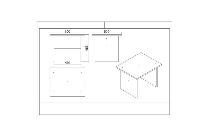 Kontorsmöbelset Raveena 18 Barock / Antracit - Barock / Antracit - Möbler - Möbelset - Möbelset för kontor