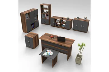 Kontorsmöbelset Raveena 18 Barock / Antracit