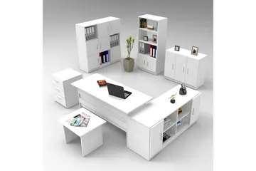 Kontorsmöbelset Raveena 19 Vit