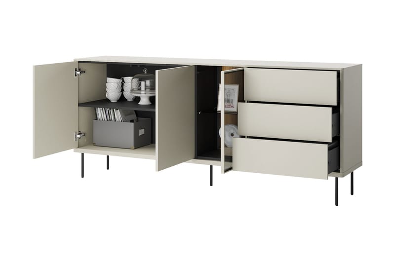 Levisa Möbelset För Vardagsrum - Cashmere - Möbler - Möbelset - Möbelset för vardagsrum