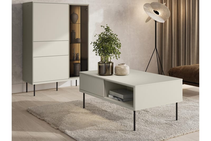 Levisa Möbelset För Vardagsrum - Cashmere - Möbler - Möbelset - Möbelset för vardagsrum