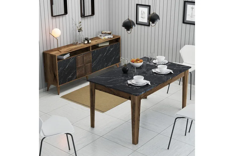 Lissione Möbelset För Vardagsrum - Hanah Home - Möbler - Möbelset - Möbelset för vardagsrum