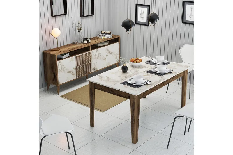 Lissione Möbelset För Vardagsrum - Hanah Home - Möbler - Möbelset - Möbelset för vardagsrum