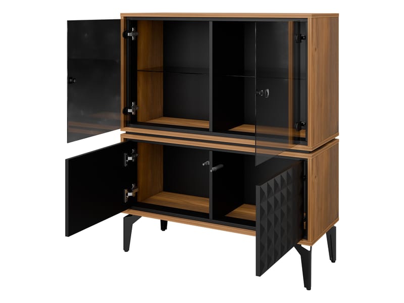 Lorvenn Möbelset För Vardagsrum - Brun/Svart - Möbler - Möbelset - Möbelset för vardagsrum