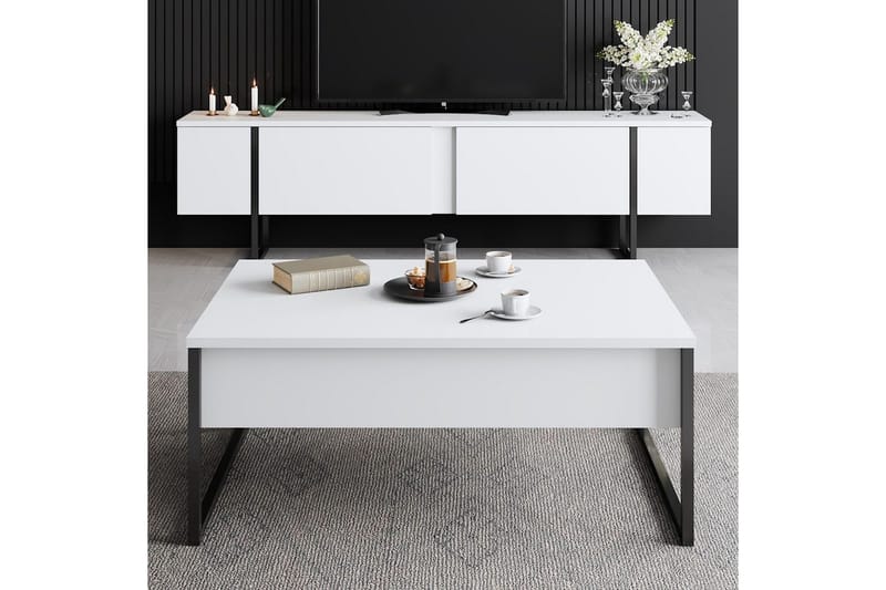 Luxe Möbelset För Vardagsrum - Svart/Vit - Möbler - Möbelset - Möbelset för vardagsrum
