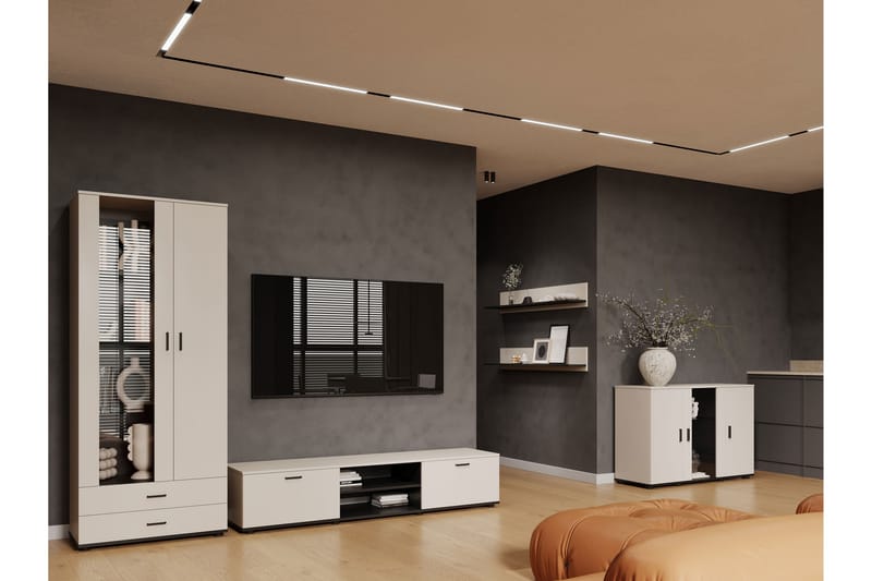 Lyrosen Möbelset För Vardagsrum - Beige - Möbler - Möbelset - Möbelset för vardagsrum