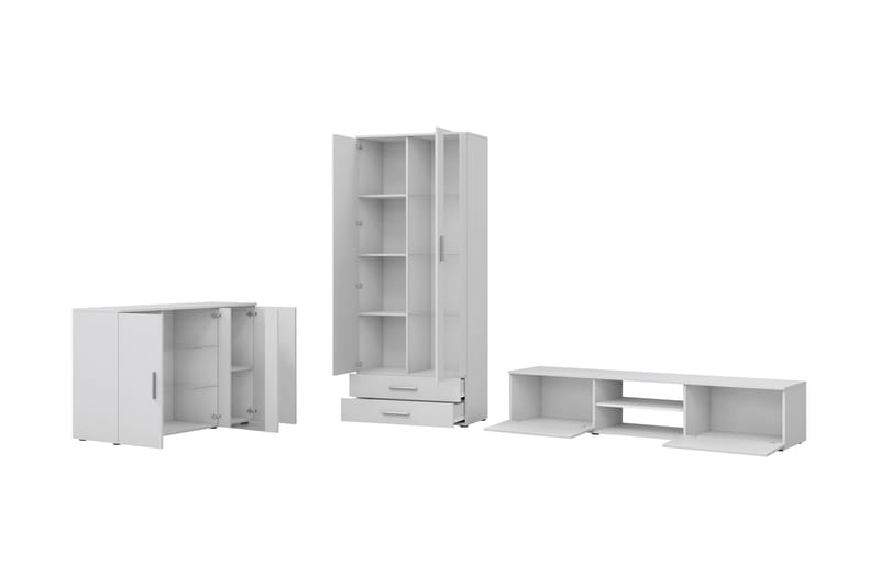 Lyrosen Möbelset För Vardagsrum - Beige - Möbler - Möbelset - Möbelset för vardagsrum