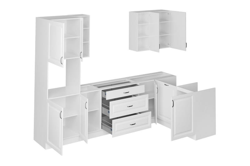 Templemore Möbelset För Kök & Matplats Black/Wood - Möbler - Möbelset - Möbelset för kök & matplats