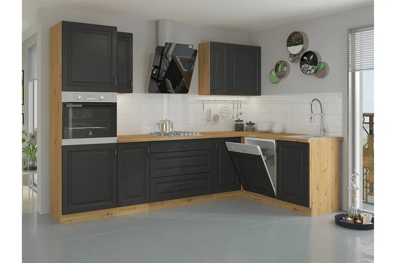 Templemore Möbelset För Kök & Matplats Brown/Wood - Möbler - Möbelset - Möbelset för kök & matplats