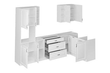 Templemore Möbelset För Kök & Matplats White/Wood - Möbler - Möbelset - Möbelset för kök & matplats